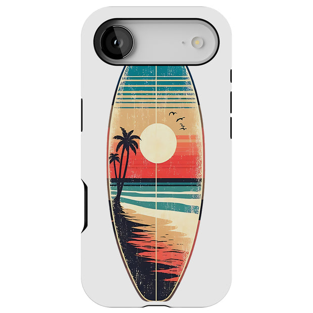 Surf Sunset 1 Tough Cases For Apple iPhone (17, 16, 15, 14, 13, 12, 11, X, SE, 8, 7/ Air, Plus, Pro, Max, Mini, XR, XS), Print in USA