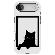 Cat Décor 2 Tough Cases For Apple iPhone (17, 16, 15, 14, 13, 12, 11, X, SE, 8, 7/ Air, Plus, Pro, Max, Mini, XR, XS), Print in USA