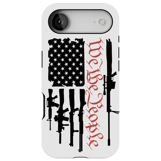 We People Gun 1 Tough Cases For Apple iPhone (17, 16, 15, 14, 13, 12, 11, X, SE, 8, 7/ Air, Plus, Pro, Max, Mini, XR, XS), Print in USA