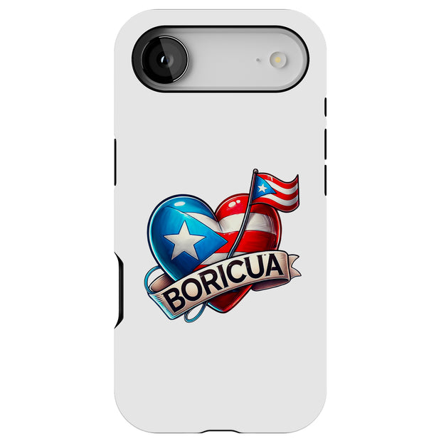 Puerto Boricua Tough Cases For Apple iPhone (17, 16, 15, 14, 13, 12, 11, X, SE, 8, 7/ Air, Plus, Pro, Max, Mini, XR, XS), Print in USA