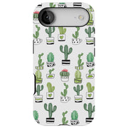 Cute Cactus  Tough Cases For Apple iPhone (17, 16, 15, 14, 13, 12, 11, X, SE, 8, 7/ Air, Plus, Pro, Max, Mini, XR, XS), Print in USA