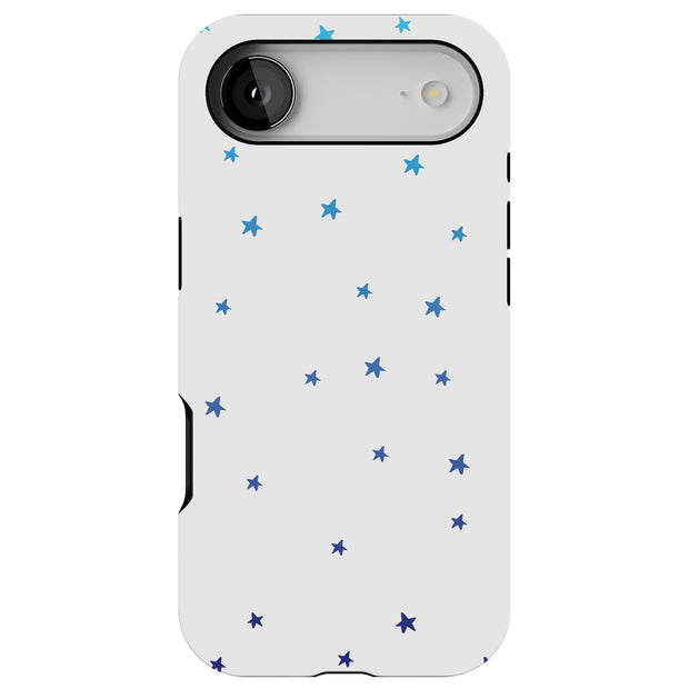 Star Blue Tough Cases For Apple iPhone (17, 16, 15, 14, 13, 12, 11, X, SE, 8, 7/ Air, Plus, Pro, Max, Mini, XR, XS), Print in USA