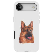 Dog Painting a Tough Cases For Apple iPhone (17, 16, 15, 14, 13, 12, 11, X, SE, 8, 7/ Air, Plus, Pro, Max, Mini, XR, XS), Print in USA