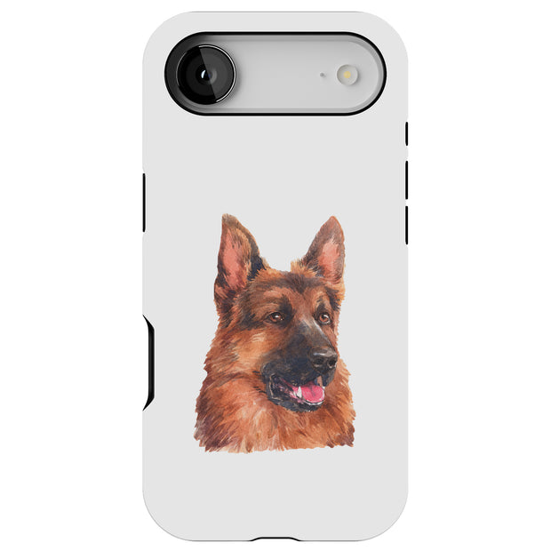Dog Painting a Tough Cases For Apple iPhone (17, 16, 15, 14, 13, 12, 11, X, SE, 8, 7/ Air, Plus, Pro, Max, Mini, XR, XS), Print in USA