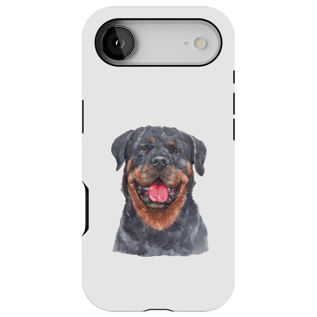 Dog Painting i Tough Cases For Apple iPhone (17, 16, 15, 14, 13, 12, 11, X, SE, 8, 7/ Air, Plus, Pro, Max, Mini, XR, XS), Print in USA