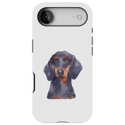 Dog Painting k Tough Cases For Apple iPhone (17, 16, 15, 14, 13, 12, 11, X, SE, 8, 7/ Air, Plus, Pro, Max, Mini, XR, XS), Print in USA
