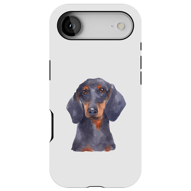 Dog Painting k Tough Cases For Apple iPhone (17, 16, 15, 14, 13, 12, 11, X, SE, 8, 7/ Air, Plus, Pro, Max, Mini, XR, XS), Print in USA