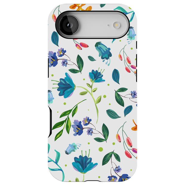 Flower 2 Tough Cases For Apple iPhone (17, 16, 15, 14, 13, 12, 11, X, SE, 8, 7/ Air, Plus, Pro, Max, Mini, XR, XS), Print in USA