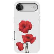 Flower 16 Tough Cases For Apple iPhone (17, 16, 15, 14, 13, 12, 11, X, SE, 8, 7/ Air, Plus, Pro, Max, Mini, XR, XS), Print in USA