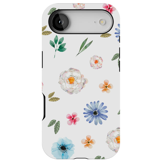 Flower 17 Tough Cases For Apple iPhone (17, 16, 15, 14, 13, 12, 11, X, SE, 8, 7/ Air, Plus, Pro, Max, Mini, XR, XS), Print in USA