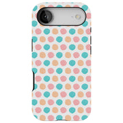 Polka Dot 12 Tough Cases For Apple iPhone (17, 16, 15, 14, 13, 12, 11, X, SE, 8, 7/ Air, Plus, Pro, Max, Mini, XR, XS), Print in USA