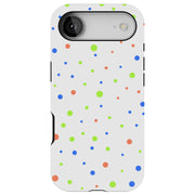 Polka Dot 14 Tough Cases For Apple iPhone (17, 16, 15, 14, 13, 12, 11, X, SE, 8, 7/ Air, Plus, Pro, Max, Mini, XR, XS), Print in USA