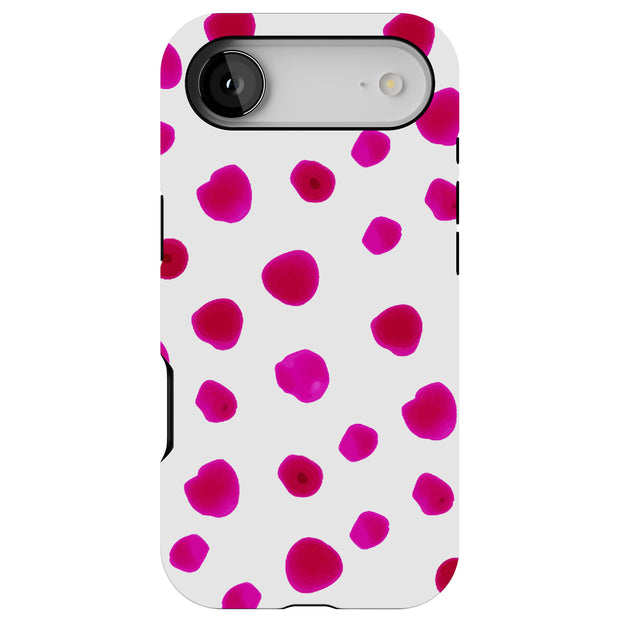 Polka Dot 20 Tough Cases For Apple iPhone (17, 16, 15, 14, 13, 12, 11, X, SE, 8, 7/ Air, Plus, Pro, Max, Mini, XR, XS), Print in USA