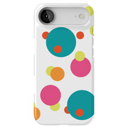 Polka Dot Tough Cases For Apple iPhone (17, 16, 15, 14, 13, 12, 11, X, SE, 8, 7/ Air, Plus, Pro, Max, Mini, XR, XS), Print in USA