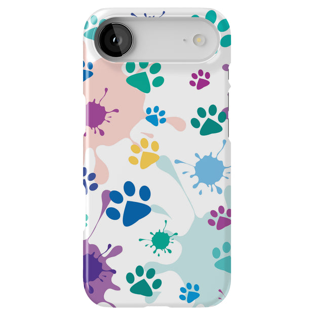 Paw Color 2 Tough Cases For Apple iPhone (17, 16, 15, 14, 13, 12, 11, X, SE, 8, 7/ Air, Plus, Pro, Max, Mini, XR, XS), Print in USA
