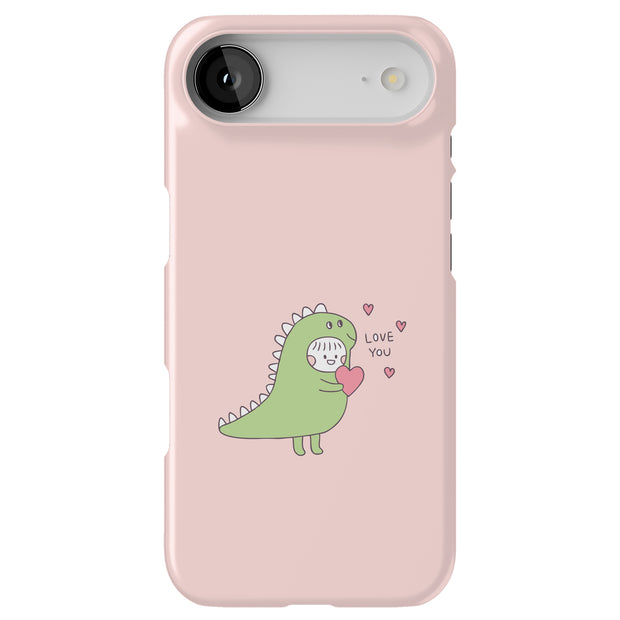 Dinosaur Cute 1 Tough Cases For Apple iPhone (17, 16, 15, 14, 13, 12, 11, X, SE, 8, 7/ Air, Plus, Pro, Max, Mini, XR, XS), Print in USA