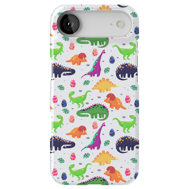 Dinosaur 7 Tough Cases For Apple iPhone (17, 16, 15, 14, 13, 12, 11, X, SE, 8, 7/ Air, Plus, Pro, Max, Mini, XR, XS), Print in USA