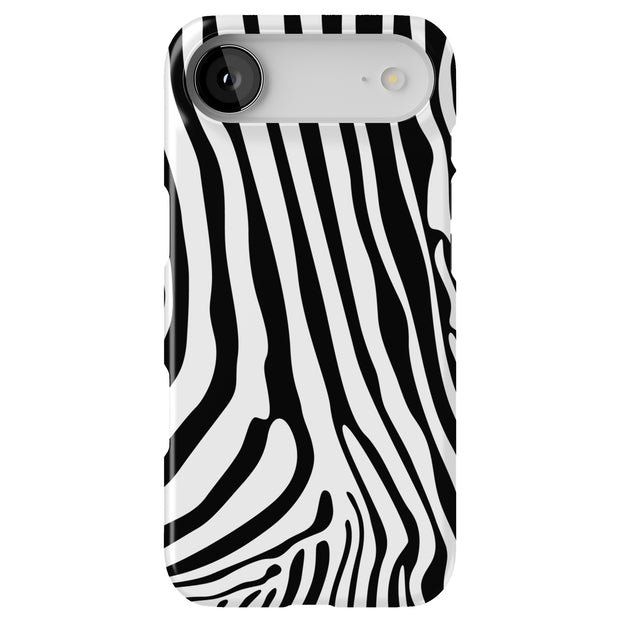 Zebra Stripe 3 Tough Cases For Apple iPhone (17, 16, 15, 14, 13, 12, 11, X, SE, 8, 7/ Air, Plus, Pro, Max, Mini, XR, XS), Print in USA