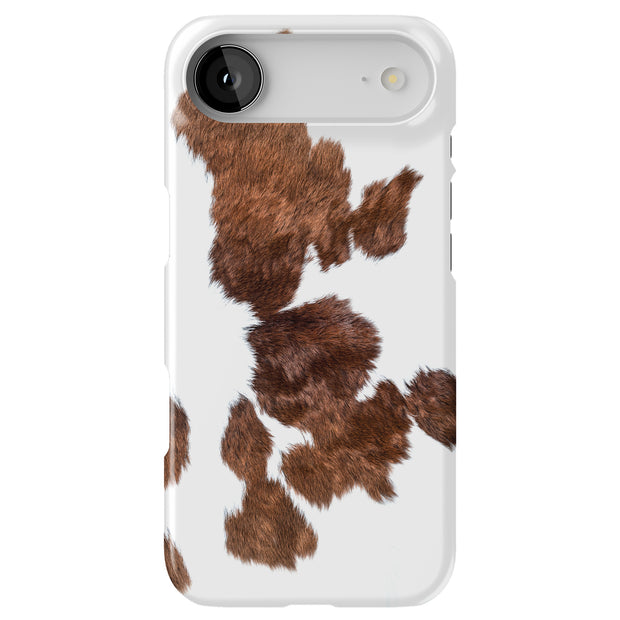 Cow Fur 1 Tough Cases For Apple iPhone (17, 16, 15, 14, 13, 12, 11, X, SE, 8, 7/ Air, Plus, Pro, Max, Mini, XR, XS), Print in USA