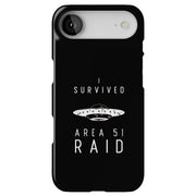 Survived Area51 Tough Cases For Apple iPhone (17, 16, 15, 14, 13, 12, 11, X, SE, 8, 7/ Air, Plus, Pro, Max, Mini, XR, XS), Print in USA