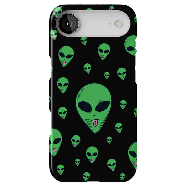 Alien Tongue Tough Cases For Apple iPhone (17, 16, 15, 14, 13, 12, 11, X, SE, 8, 7/ Air, Plus, Pro, Max, Mini, XR, XS), Print in USA