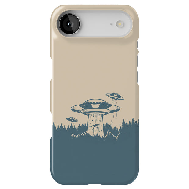 Alien Kidnap Tough Cases For Apple iPhone (17, 16, 15, 14, 13, 12, 11, X, SE, 8, 7/ Air, Plus, Pro, Max, Mini, XR, XS), Print in USA
