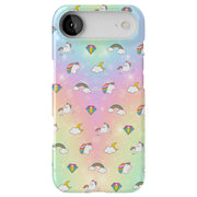 Rainbow Unicorn Tough Cases For Apple iPhone (17, 16, 15, 14, 13, 12, 11, X, SE, 8, 7/ Air, Plus, Pro, Max, Mini, XR, XS), Print in USA