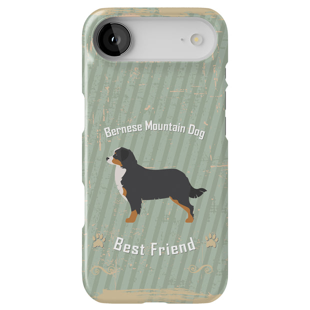 Bernese Dog Tough Cases For Apple iPhone (17, 16, 15, 14, 13, 12, 11, X, SE, 8, 7/ Air, Plus, Pro, Max, Mini, XR, XS), Print in USA