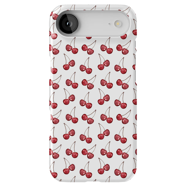 Cherries Tough Cases For Apple iPhone (17, 16, 15, 14, 13, 12, 11, X, SE, 8, 7/ Air, Plus, Pro, Max, Mini, XR, XS), Print in USA