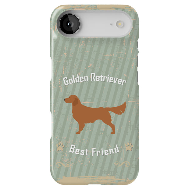 Retriever Dog Tough Cases For Apple iPhone (17, 16, 15, 14, 13, 12, 11, X, SE, 8, 7/ Air, Plus, Pro, Max, Mini, XR, XS), Print in USA