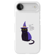 Witch Cat Tough Cases For Apple iPhone (17, 16, 15, 14, 13, 12, 11, X, SE, 8, 7/ Air, Plus, Pro, Max, Mini, XR, XS), Print in USA