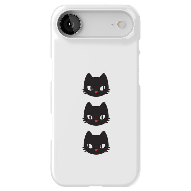 Black Cat Tough Cases For Apple iPhone (17, 16, 15, 14, 13, 12, 11, X, SE, 8, 7/ Air, Plus, Pro, Max, Mini, XR, XS), Print in USA