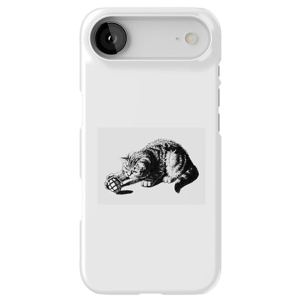 Cat Grenade Tough Cases For Apple iPhone (17, 16, 15, 14, 13, 12, 11, X, SE, 8, 7/ Air, Plus, Pro, Max, Mini, XR, XS), Print in USA