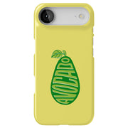 Avocado Text 2 Tough Cases For Apple iPhone (17, 16, 15, 14, 13, 12, 11, X, SE, 8, 7/ Air, Plus, Pro, Max, Mini, XR, XS), Print in USA