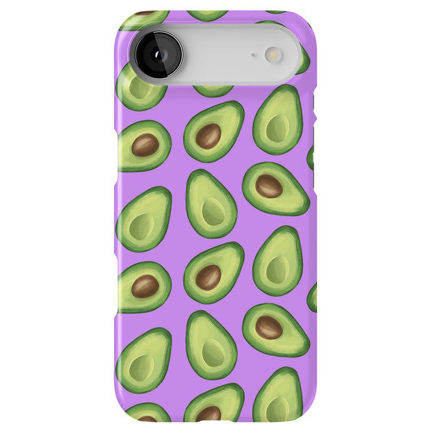 Green Avocado Tough Cases For Apple iPhone (17, 16, 15, 14, 13, 12, 11, X, SE, 8, 7/ Air, Plus, Pro, Max, Mini, XR, XS), Print in USA