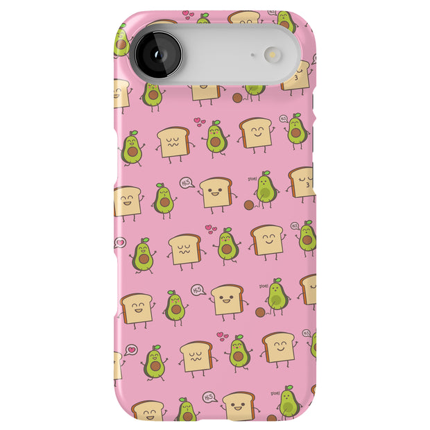 Pink Avocado Tough Cases For Apple iPhone (17, 16, 15, 14, 13, 12, 11, X, SE, 8, 7/ Air, Plus, Pro, Max, Mini, XR, XS), Print in USA