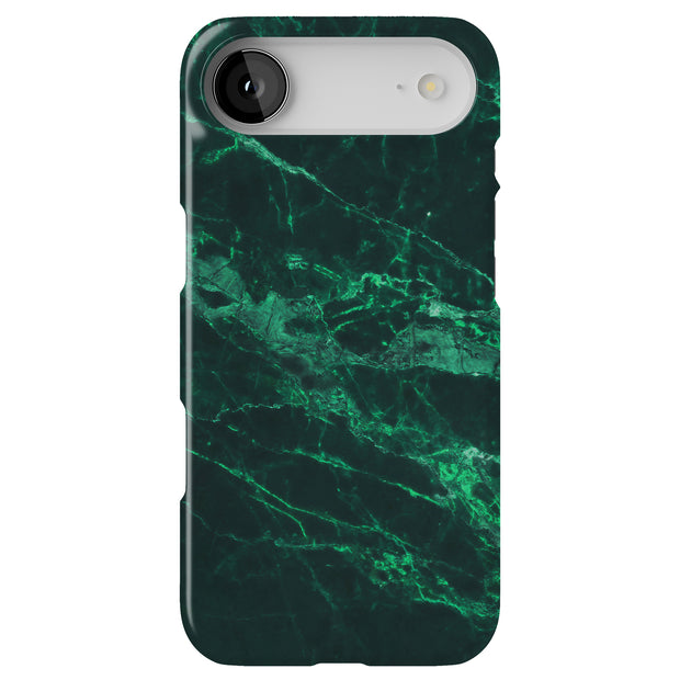 Green Marble Tough Cases For Apple iPhone (17, 16, 15, 14, 13, 12, 11, X, SE, 8, 7/ Air, Plus, Pro, Max, Mini, XR, XS), Print in USA