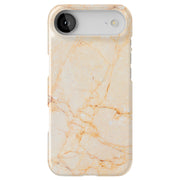 Yellow Marble Tough Cases For Apple iPhone (17, 16, 15, 14, 13, 12, 11, X, SE, 8, 7/ Air, Plus, Pro, Max, Mini, XR, XS), Print in USA