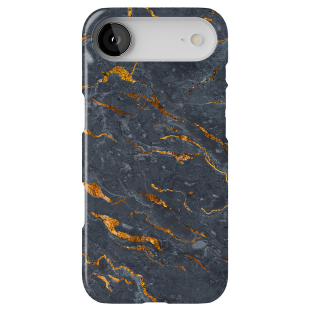 Gold Marble Tough Cases For Apple iPhone (17, 16, 15, 14, 13, 12, 11, X, SE, 8, 7/ Air, Plus, Pro, Max, Mini, XR, XS), Print in USA