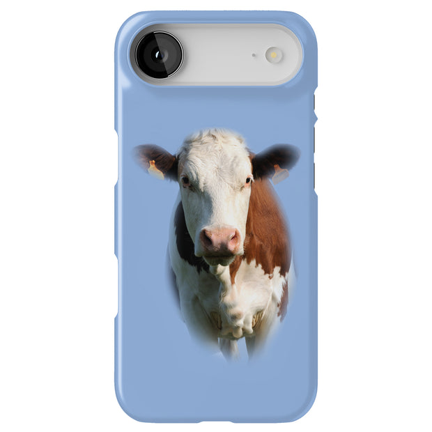 Animal Cow Tough Cases For Apple iPhone (17, 16, 15, 14, 13, 12, 11, X, SE, 8, 7/ Air, Plus, Pro, Max, Mini, XR, XS), Print in USA