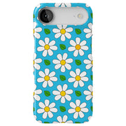Daisy Pattern Tough Cases For Apple iPhone (17, 16, 15, 14, 13, 12, 11, X, SE, 8, 7/ Air, Plus, Pro, Max, Mini, XR, XS), Print in USA