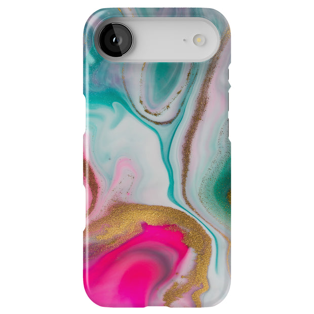 Colorful Marble Tough Cases For Apple iPhone (17, 16, 15, 14, 13, 12, 11, X, SE, 8, 7/ Air, Plus, Pro, Max, Mini, XR, XS), Print in USA