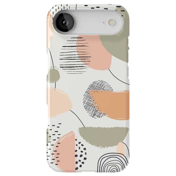Abstract Modern Tough Cases For Apple iPhone (17, 16, 15, 14, 13, 12, 11, X, SE, 8, 7/ Air, Plus, Pro, Max, Mini, XR, XS), Print in USA