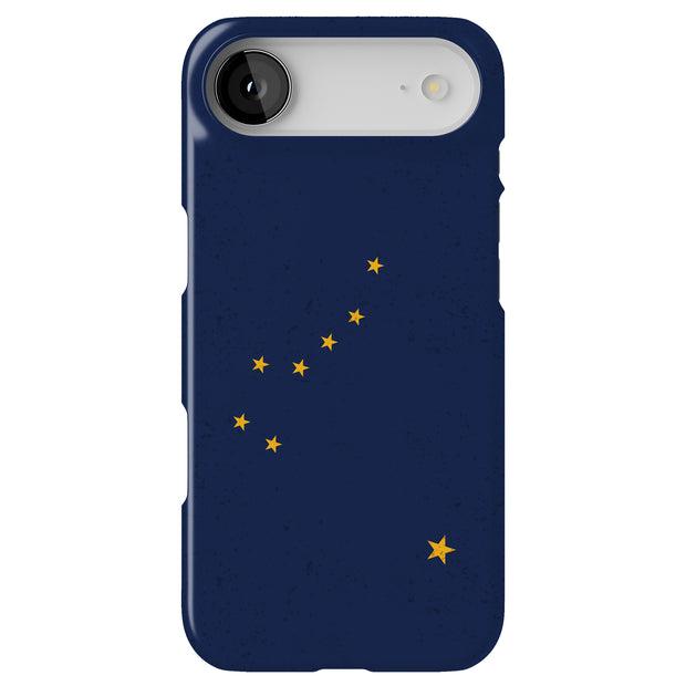 Alaska Flag Tough Cases For Apple iPhone (17, 16, 15, 14, 13, 12, 11, X, SE, 8, 7/ Air, Plus, Pro, Max, Mini, XR, XS), Print in USA
