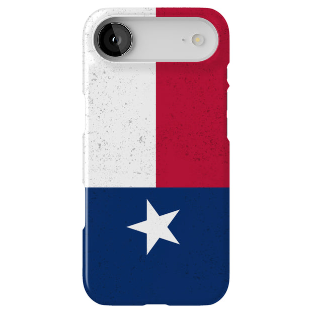 Texas Flag Tough Cases For Apple iPhone (17, 16, 15, 14, 13, 12, 11, X, SE, 8, 7/ Air, Plus, Pro, Max, Mini, XR, XS), Print in USA