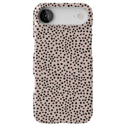 Polka Dots Brn Tough Cases For Apple iPhone (17, 16, 15, 14, 13, 12, 11, X, SE, 8, 7/ Air, Plus, Pro, Max, Mini, XR, XS), Print in USA