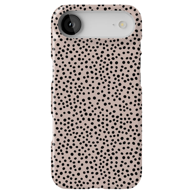 Polka Dots Brn Tough Cases For Apple iPhone (17, 16, 15, 14, 13, 12, 11, X, SE, 8, 7/ Air, Plus, Pro, Max, Mini, XR, XS), Print in USA