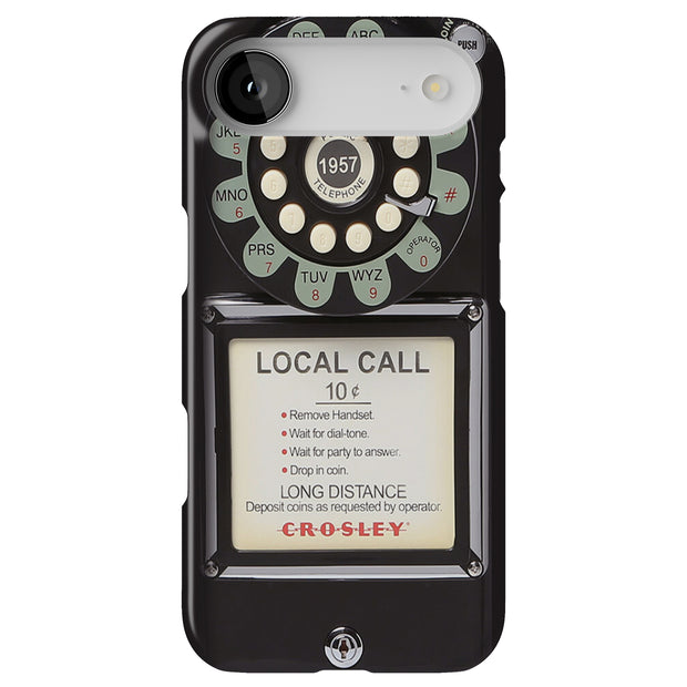 Retro Payphone Tough Cases For Apple iPhone (17, 16, 15, 14, 13, 12, 11, X, SE, 8, 7/ Air, Plus, Pro, Max, Mini, XR, XS), Print in USA