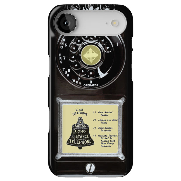 Dial Phone Tough Cases For Apple iPhone (17, 16, 15, 14, 13, 12, 11, X, SE, 8, 7/ Air, Plus, Pro, Max, Mini, XR, XS), Print in USA