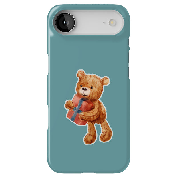 Gift Teddy Bear Tough Cases For Apple iPhone (17, 16, 15, 14, 13, 12, 11, X, SE, 8, 7/ Air, Plus, Pro, Max, Mini, XR, XS), Print in USA